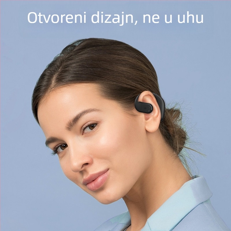 Nothing 2025 Otvorene uho Bluetooth bežične slušalice za jedno uho, za lijevo ili desno nošenje, dugotrajna baterija, redukcija buke