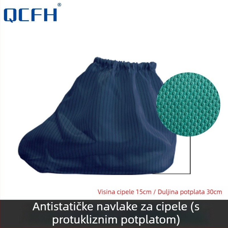 Antistatijski navlaci za cipele, perivi, prašini otporni, za unutarnje čiste prostore i radionice, za muškarce i žene, veličine 35–46
