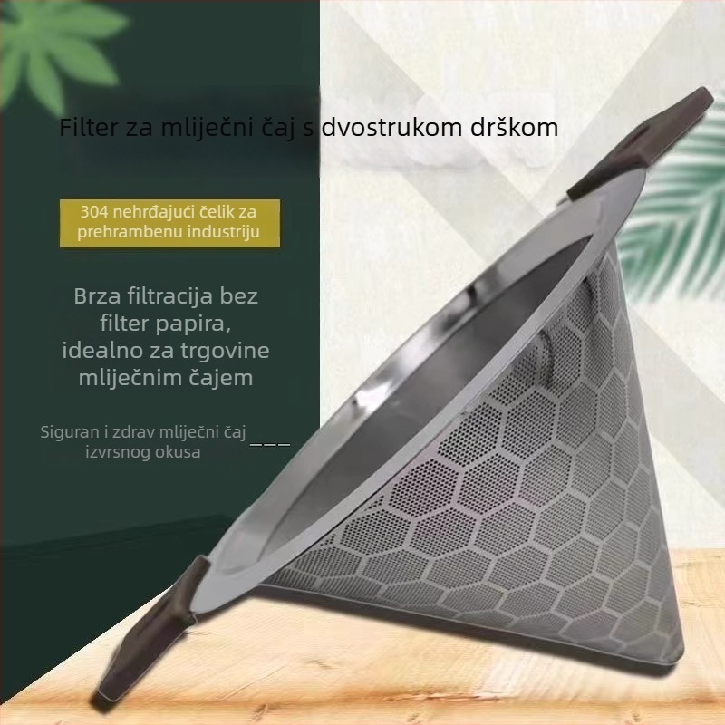 Konični čajni filter s filtrom za listove čaja i mrežicom za kavu, Novi kineski stil razdvajanja čaja i vode, Veliki kapacitet za kućni Gongfu čaj