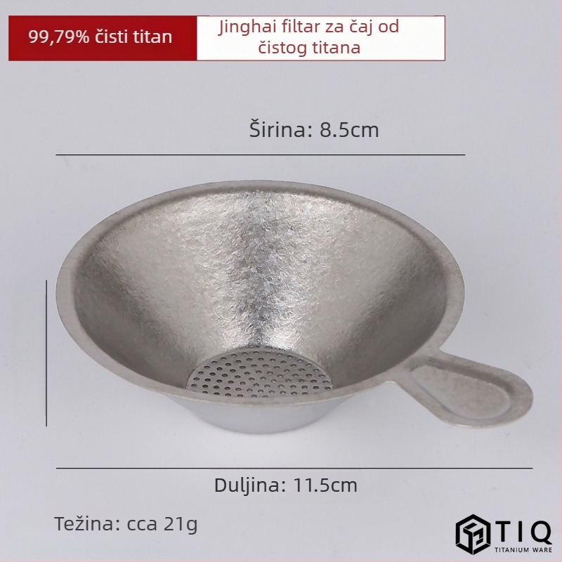 Titanijev čajni filter s oblikom bundeve za Gongfu čajni set