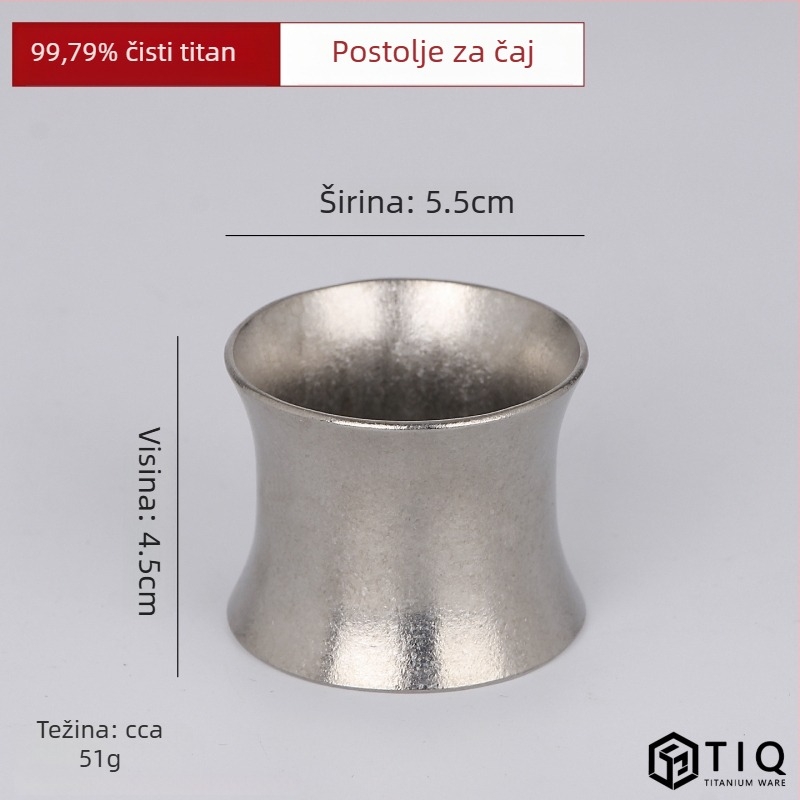 Titanijev čajni filter s oblikom bundeve za Gongfu čajni set