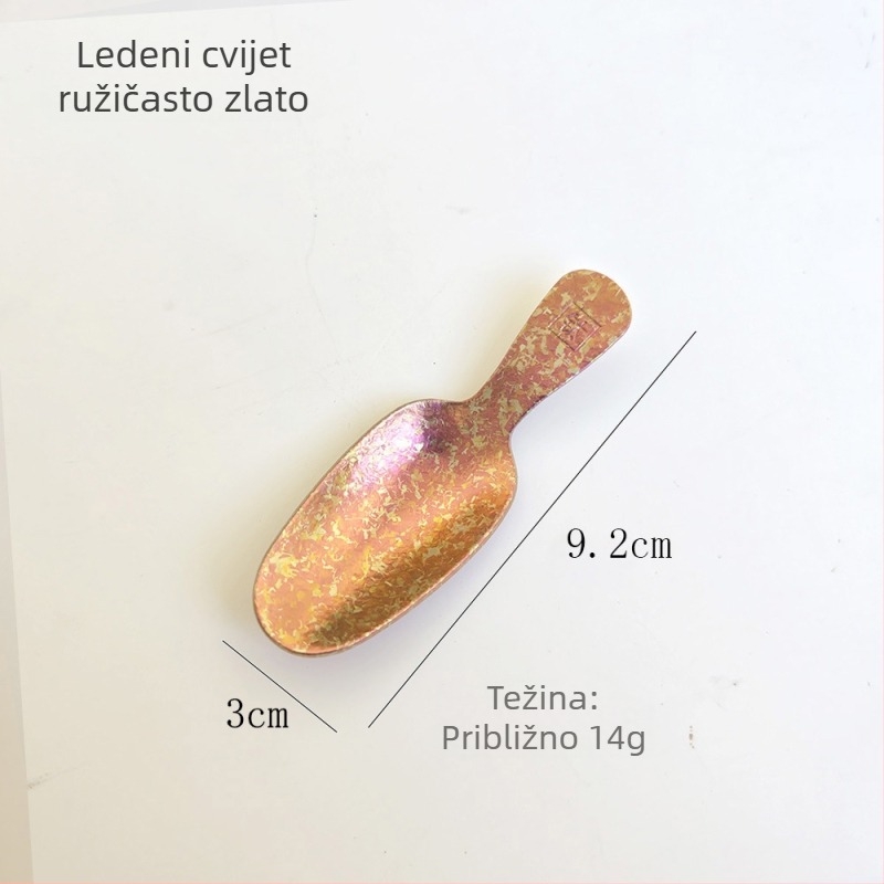 Čista titan kristalna žličica za čaj – žličica za čajne listove, mlijeko u prahu i kava, dodaci set čajne posude