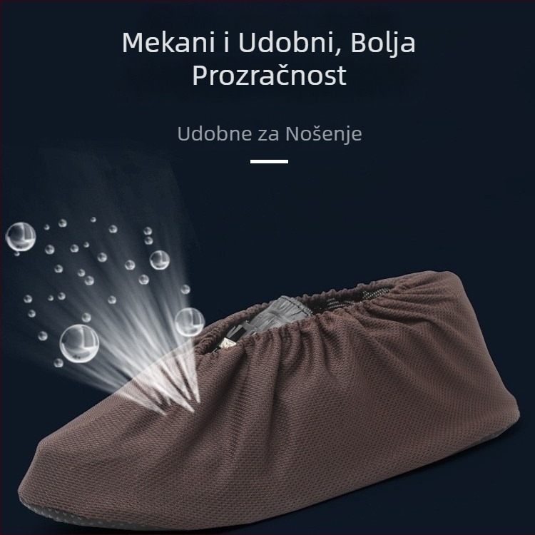 Navlake za cipele od mreže s protukliznim potplatama, za unutarnju upotrebu, perive, za odrasle, ekstra velika veličina, prozračne i otporne na prašinu.
