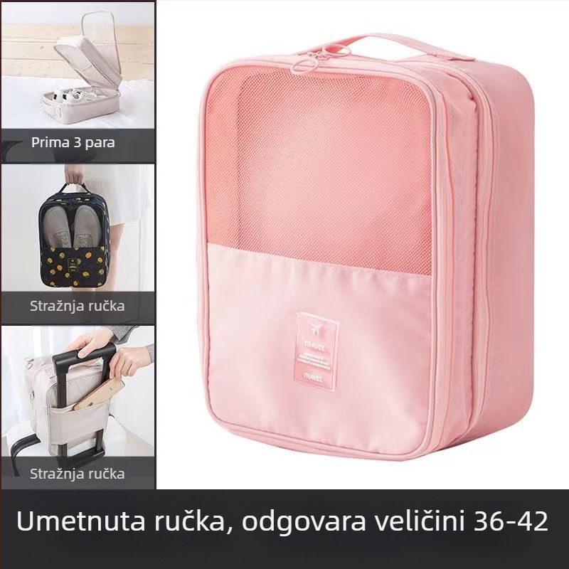 Višeslojna torba za čuvanje cipela za putovanja, prijenosna, vodootporna i otporna na prašinu