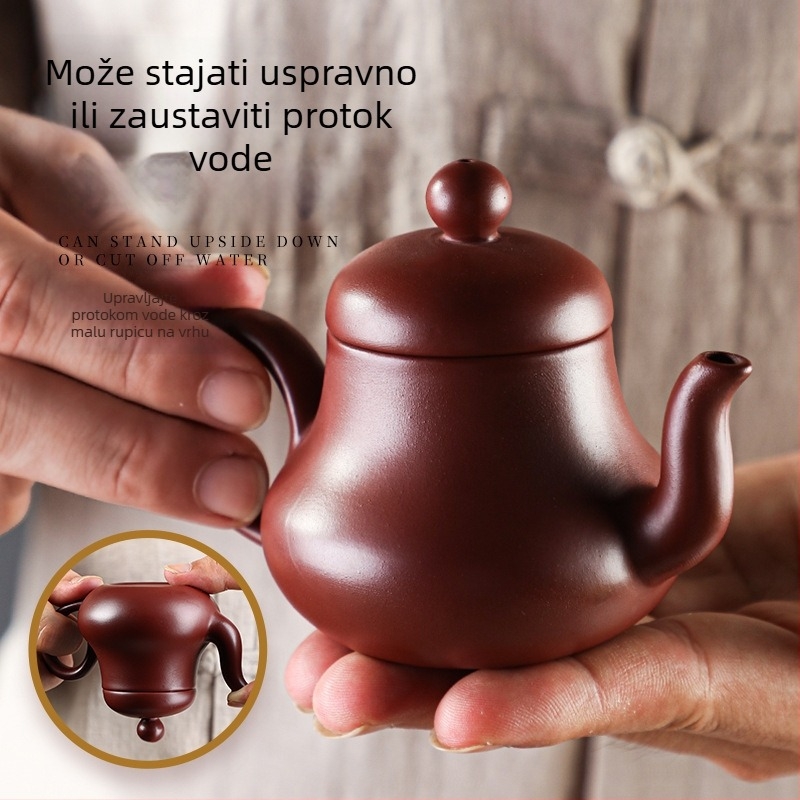 Chaozhou Zhu Ni čajnik od ljubičaste gline – ručna izrada, mali kapacitet, čajni set