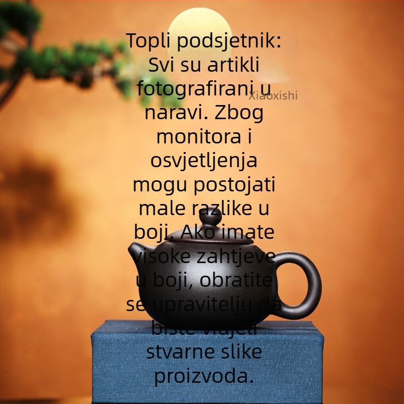 Čajnik male kapacitete od Yixing ljubičaste gline za kućnu upotrebu, Gongfu set čaja