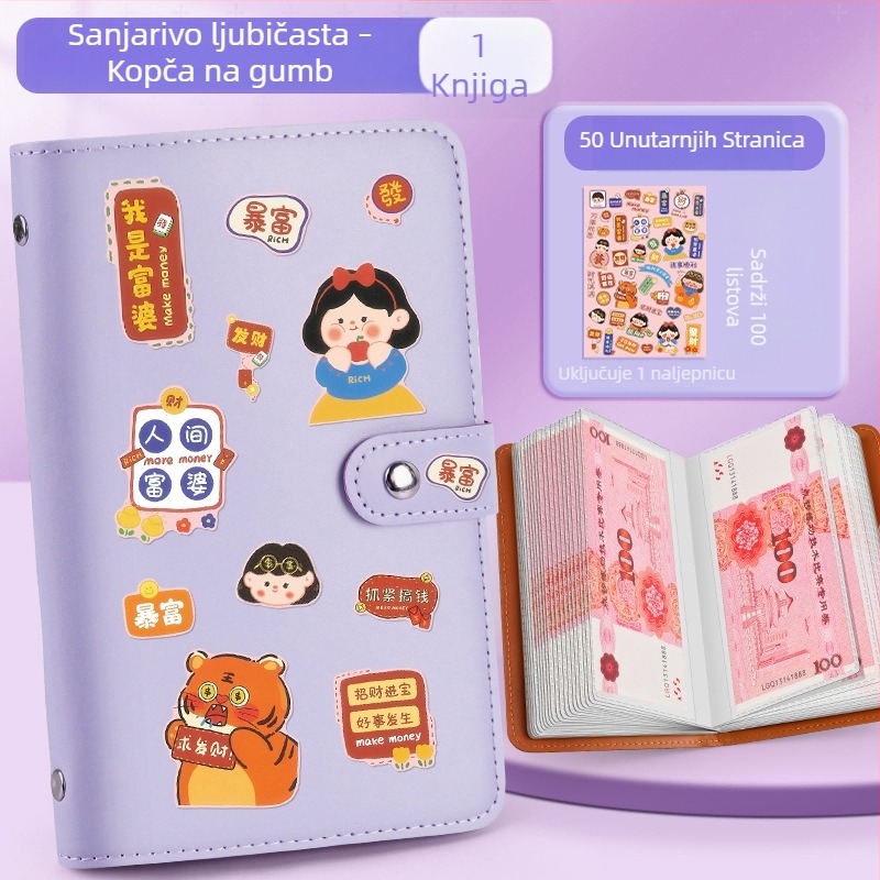 Futrola za skladištenje novca s velikim kapacitetom RMB i zbirkom banknota