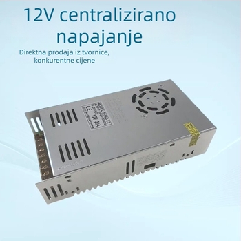 Napajanje naizmjenične struje 220V–12V DC s centraliziranim nadzorom za LED kutiju za rasvjetu, 5A/10A/20A