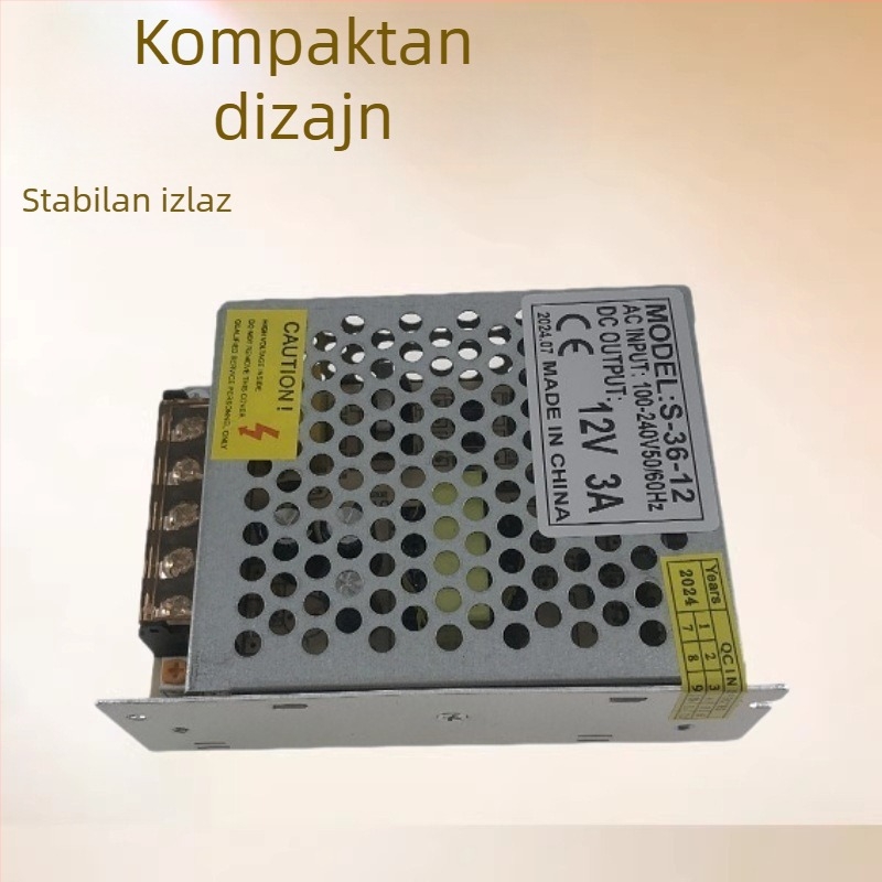 Napajanje naizmjenične struje 220V–12V DC s centraliziranim nadzorom za LED kutiju za rasvjetu, 5A/10A/20A