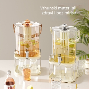 Spremnik za hladna pića s izlazom — infuzor limunskog voćnog čaja, velik kapacitet, za kućnu upotrebu
