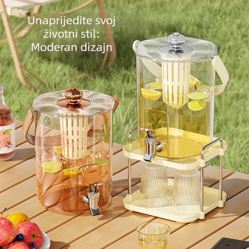 Spremnik za hladna pića s izlazom — infuzor limunskog voćnog čaja, velik kapacitet, za kućnu upotrebu
