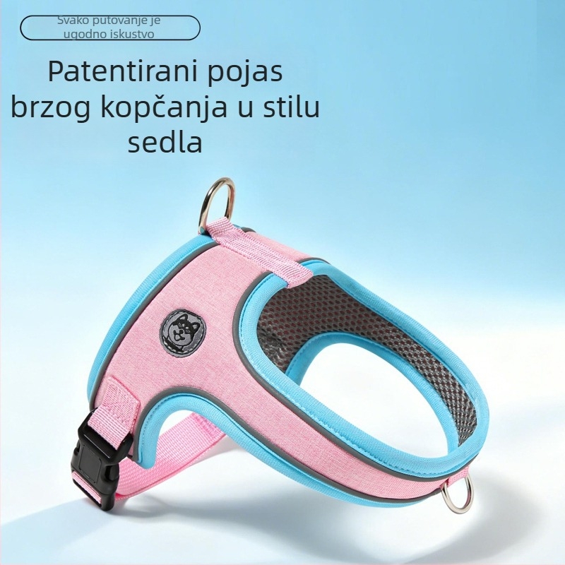 Vodič za psa u stilu sedla s prslukom za male i srednje pse