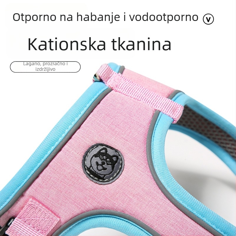 Vodič za psa u stilu sedla s prslukom za male i srednje pse