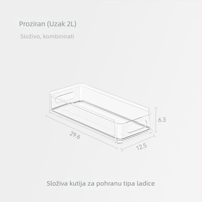 Prozirni stolni organizator za dokumente i uredske potrepštine s ladicama, mogućnost slaganja