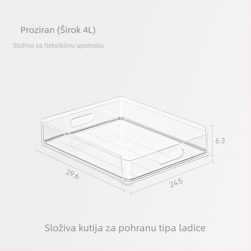 Prozirni stolni organizator za dokumente i uredske potrepštine s ladicama, mogućnost slaganja