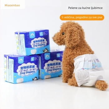 Jednokratne pelene za pse malih pasmina, ženske higijenske hlačice za corgije i toy pudla, kućne pelene