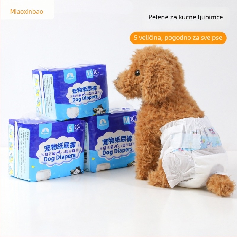 Jednokratne pelene za pse malih pasmina, ženske higijenske hlačice za corgije i toy pudla, kućne pelene