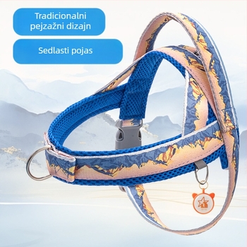 Beile postroj u stilu sedla za velike pse, poliesterski, otporan na kidanje i habanje
