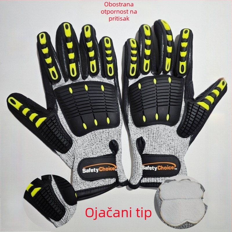 Dyneema rukavice za sigurnu radnu upotrebu: otporne na rezanje, protuklizne, otporne na sudare, apsorpcija udaraca i otporne na habanje