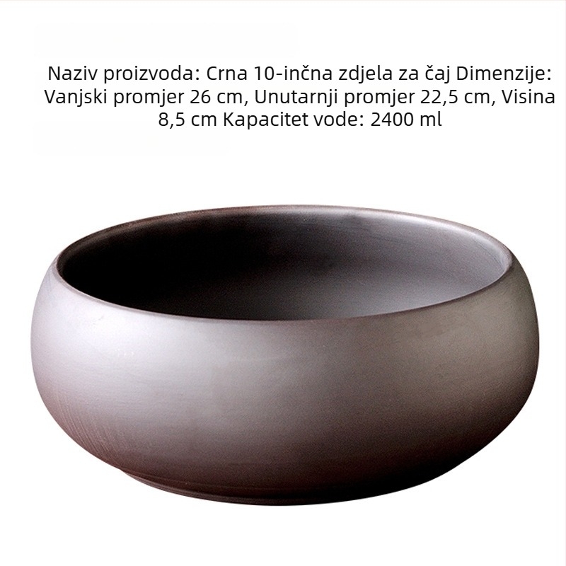 Yixing purpurni pijesak Gongfu set čaja s dvobojnim motivom osam konja, 6-inčni starinski stil, uključuje čajnik, čašicu za četkicu i zdjelu za ispiranje čaja
