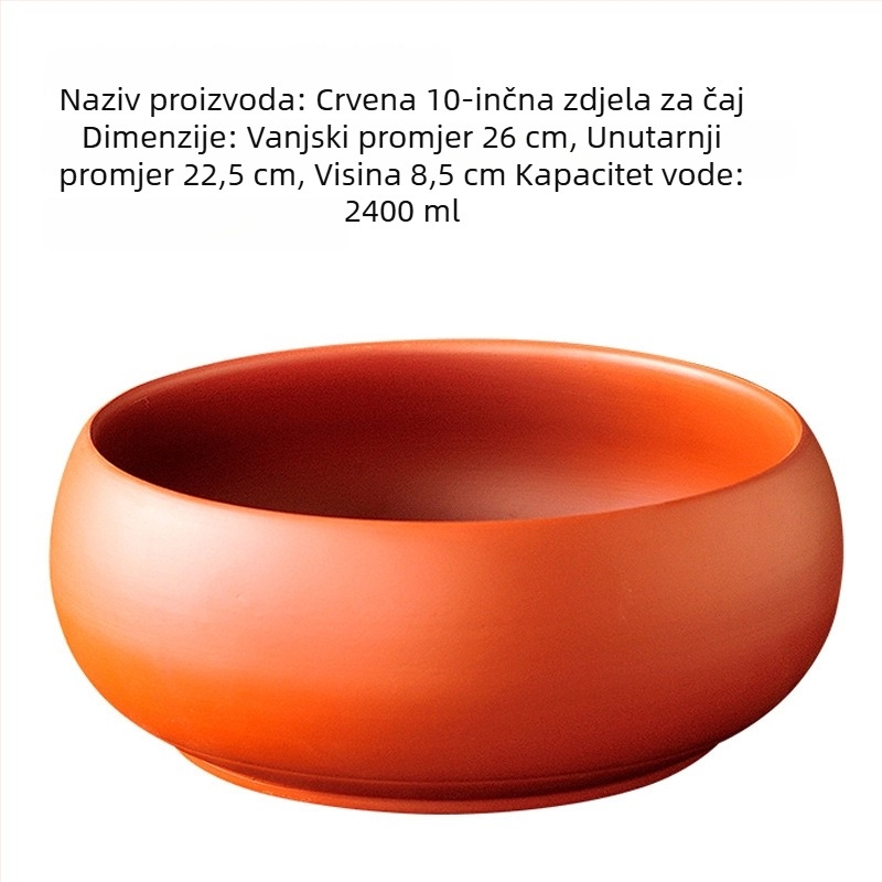 Yixing purpurni pijesak Gongfu set čaja s dvobojnim motivom osam konja, 6-inčni starinski stil, uključuje čajnik, čašicu za četkicu i zdjelu za ispiranje čaja
