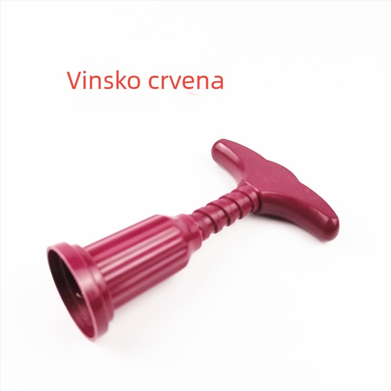 Kreativni plastični otvarač za boce crvenog vina, prenosni, s tiskom logotipa