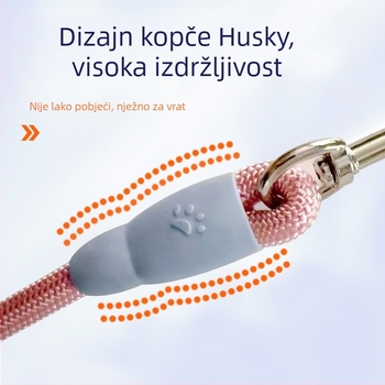 Šetnjački kaiš za pse, srednje veličine, dvostruki kraj, za dva psa istovremeno