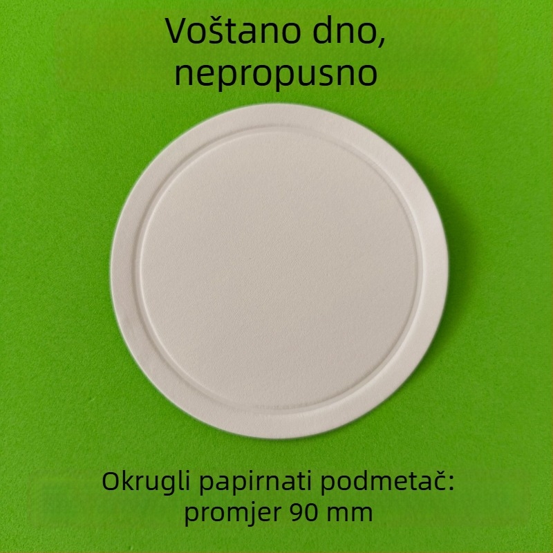Premium podloške za čaše za hotele i barove, papirnate, upijajuće, jednokratne