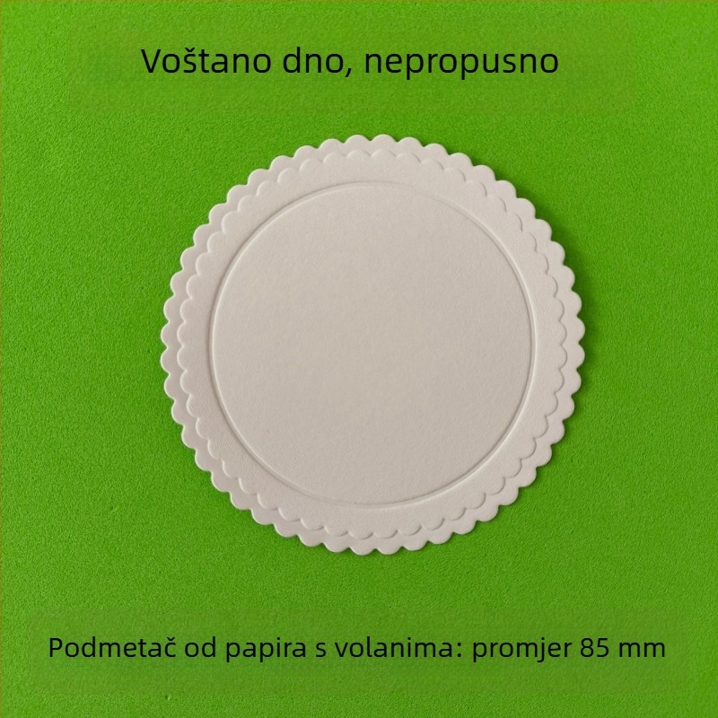 Premium podloške za čaše za hotele i barove, papirnate, upijajuće, jednokratne