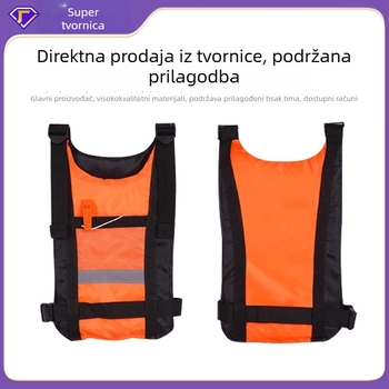 Za odrasle – prsluk za plivanje velike plovnosti za dragon boat i ribolov – profesionalna morska vest, prenosiva za kajak i morski ribolov, debeli prsluk