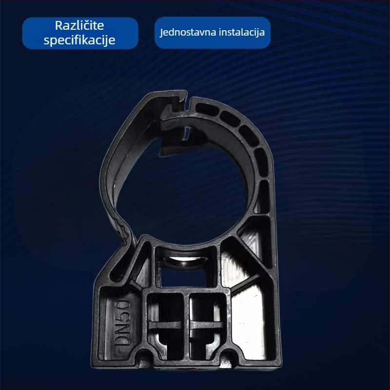 Univerzalni PP plastični nosač cijevi DN20/100, pneumatski ravni spojnik