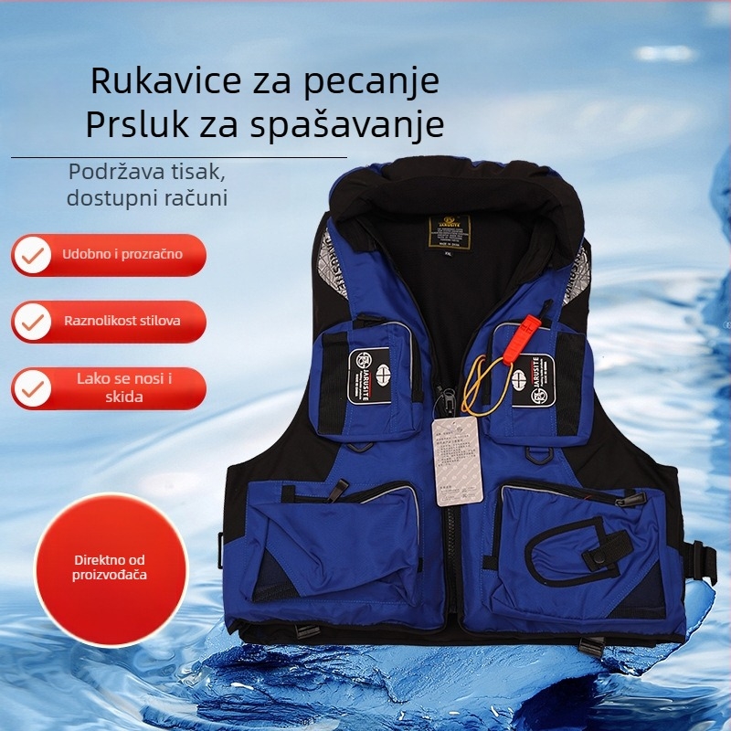 Vesta za plivanje s visokom plovnosti, odvojiva i prijenosna – za ribolov, surfanje i rafting
