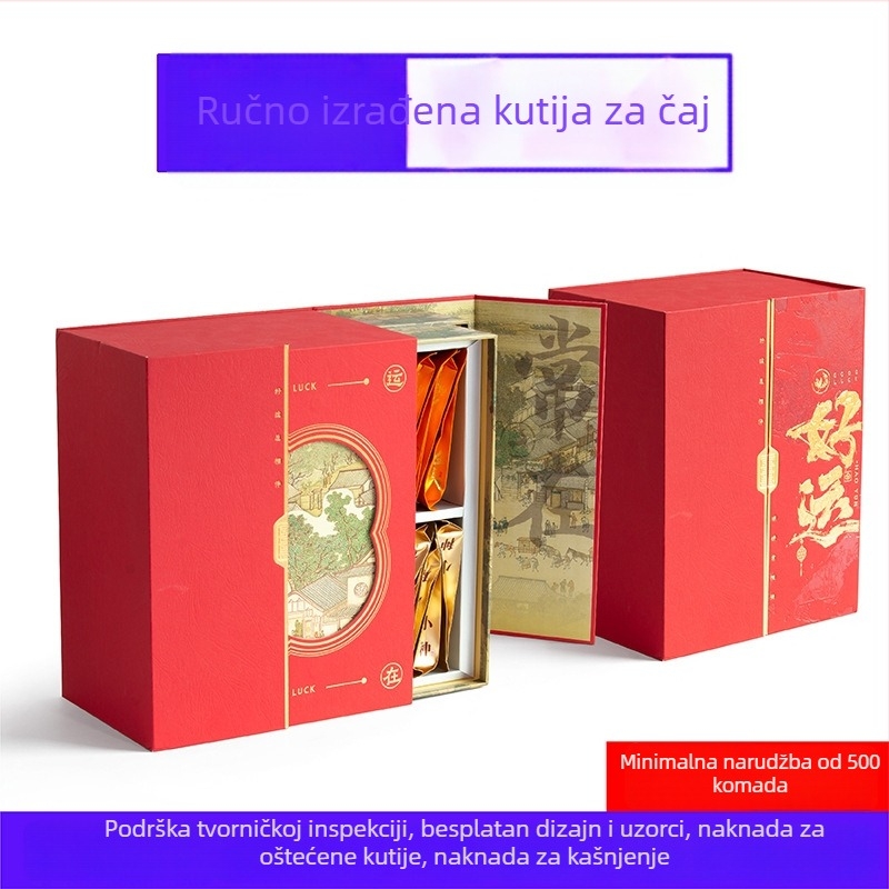 Personalizirana kutija za čaj – ručno izrađeno pakiranje, prilagodljivo