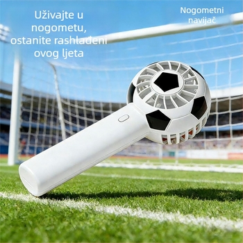 Prijenosni USB ventilator za nogomet, tih ručni mini ventilator za Svjetsko prvenstvo u nogometu