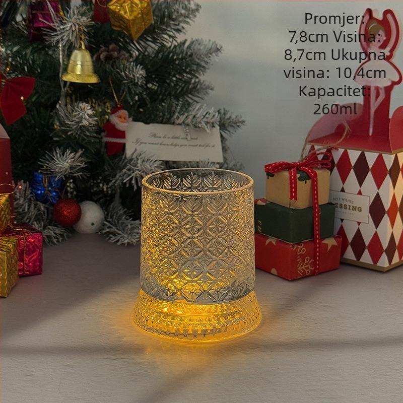 Okretna čaša za viski, čaša za pivo protiv prevrnuća i čaša za brendiju za opuštanje