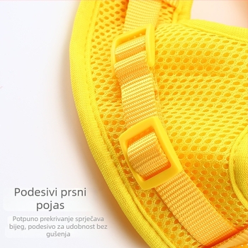 Povodac za psa s mrežastim prsnim remenom za manje i srednje pse
