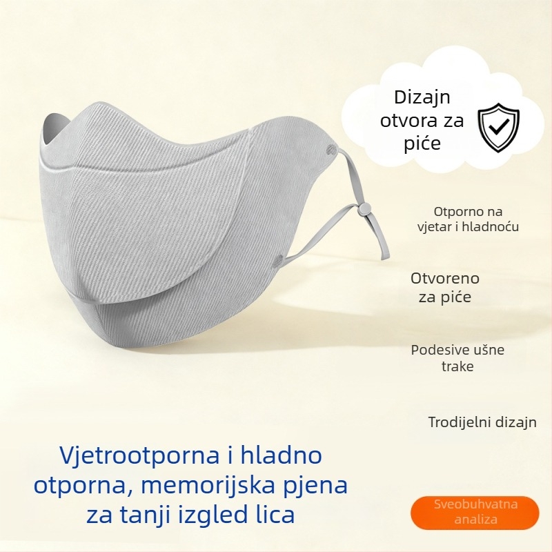 2025 nova topla maska za jesen i zimu, otporna na vjetar i hladnoću, 3D zaštita očiju, stilska maska za vožnju biciklom