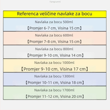 Elastična futrola za bocu velikog kapaciteta 500–2000 ml