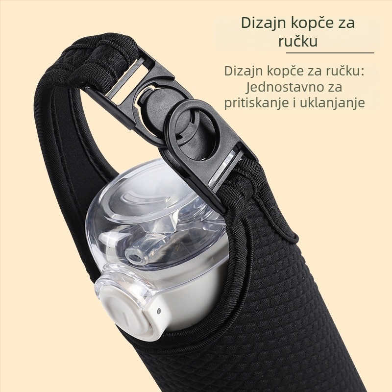 Prenosna izolirana futrola za čašu s križnim remenom
