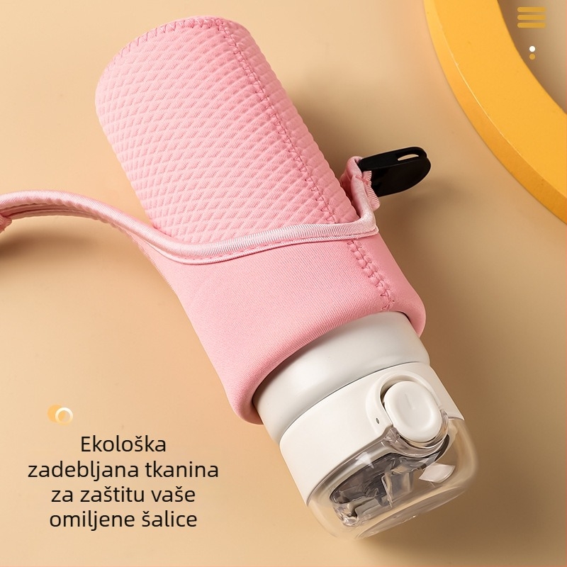Prenosna izolirana futrola za čašu s križnim remenom