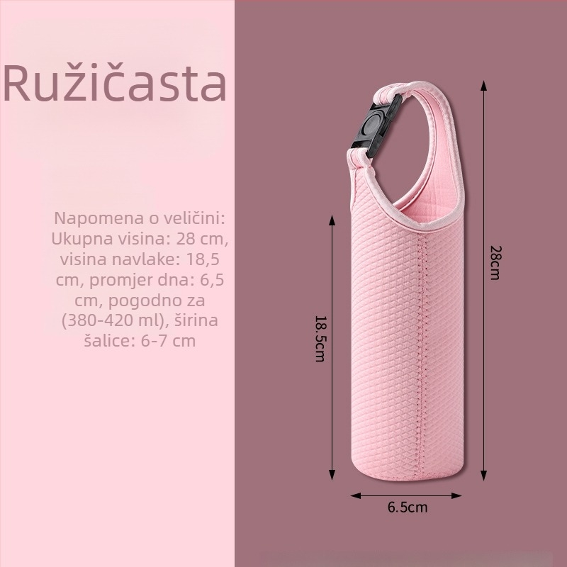 Prenosna izolirana futrola za čašu s križnim remenom