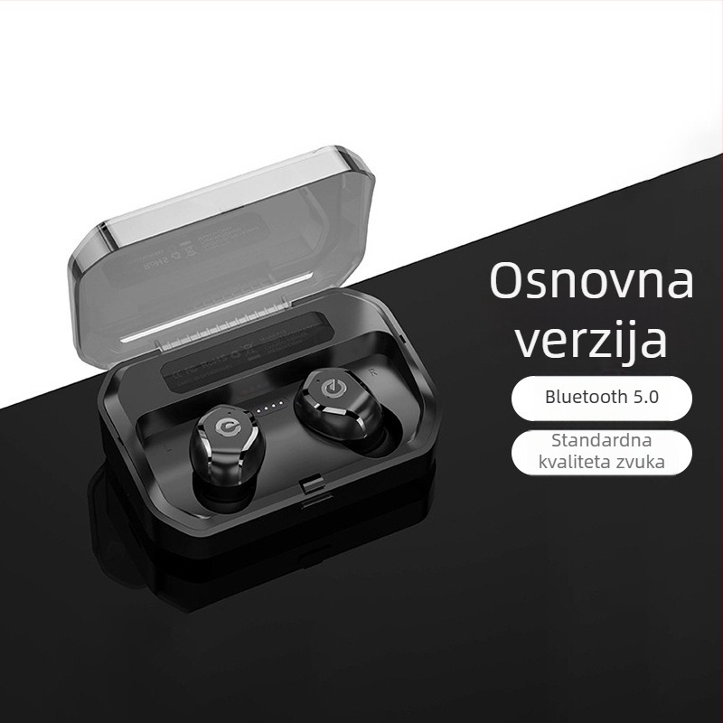 Bežične Bluetooth slušalice za sport s redukcijom buke, in-ear dizajn, duga trajnost baterije, model 2025