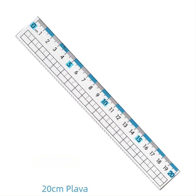 20 cm set ravnala protiv kratkovidnosti za učenike, višenamjenski trokutasti ravnalo, kutomjer, četverodjelni set