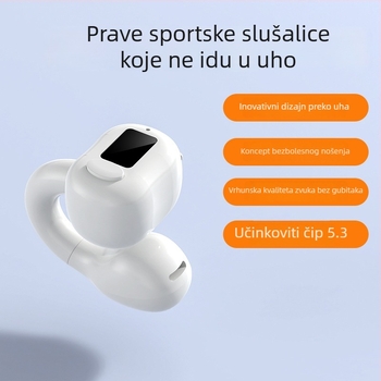 M10 Bluetooth slušalica s klipom za uho – jedno uho, nije u uho, Bluetooth 5.0, za sport i posao