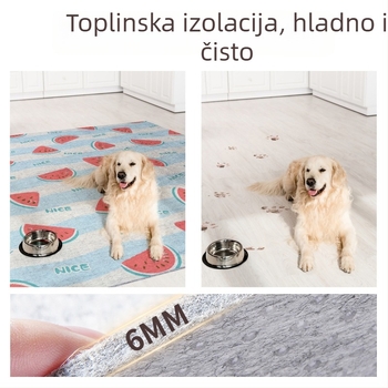 Podložak za pod za kućne ljubimce – protuklizni, otporan na ogrebotine i ugrize, otporan na habanje, zvučna izolacija, vodootporan i otporan na moču
