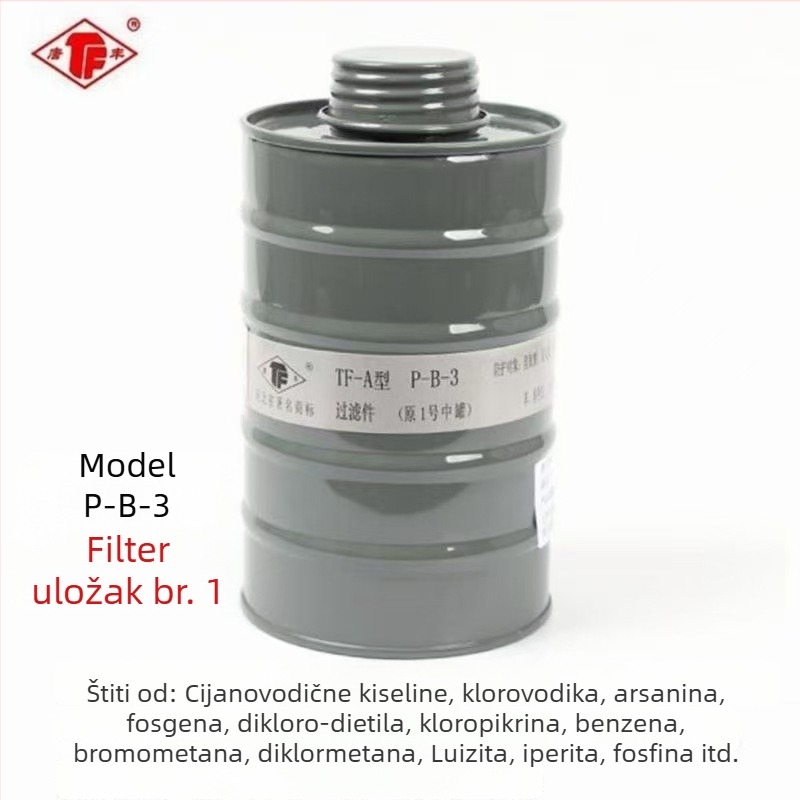 TF-A tip filtra za gas masku – aktivni ugljen, veličine 1/3/4/5/7, kutija za filtriranje za dodatke za sprej boje