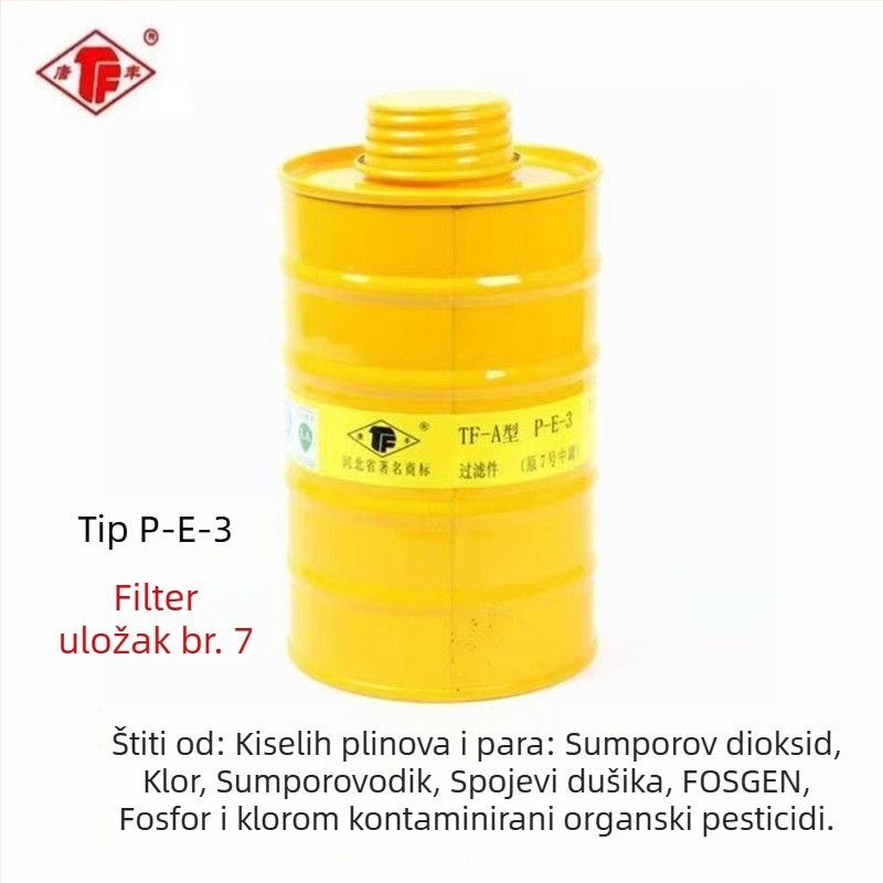 TF-A tip filtra za gas masku – aktivni ugljen, veličine 1/3/4/5/7, kutija za filtriranje za dodatke za sprej boje