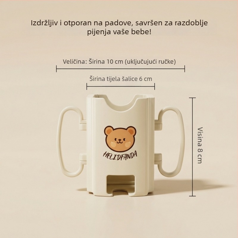 Držač čaše za dječje mlijeko u kartonskim napicima, prilagodljiva i sklopiva navlaka za čašu, uređaj protiv stezanja i zaštita od prolijevanja