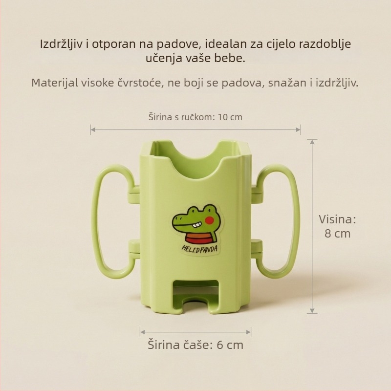 Držač čaše za dječje mlijeko u kartonskim napicima, prilagodljiva i sklopiva navlaka za čašu, uređaj protiv stezanja i zaštita od prolijevanja