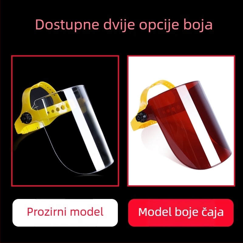 Zaštitna maska za glavu – zaštita lica od prskanja ulja, kuhanje i zavarivanje (potpuna zaštita lica; pogodna za košenje trave i TIG zavarivanje)